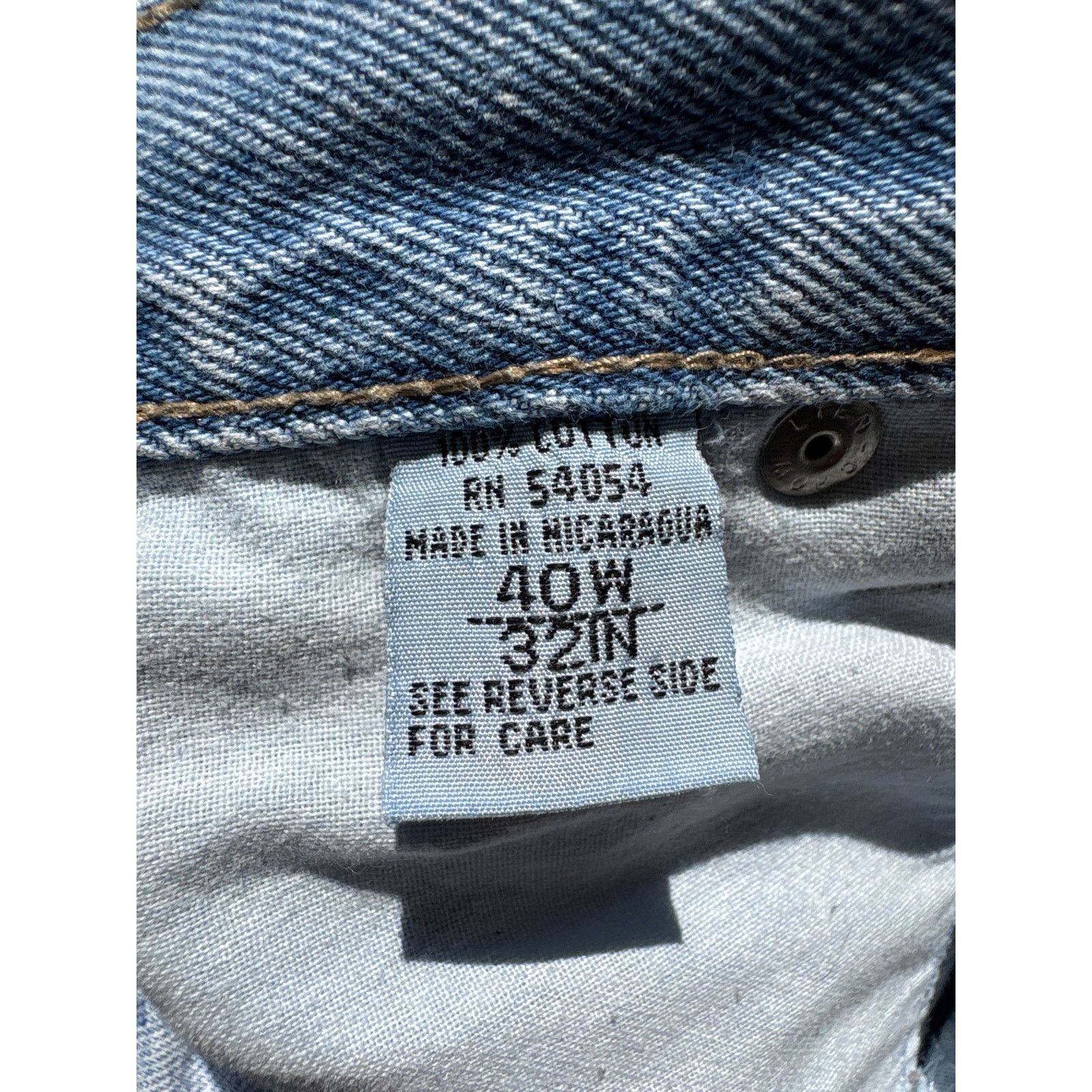Bugle Boy Y2K Bugle Boy & company Gold Crest Light wash 40x32 jeans Size US 40 / EU 56 - 6 Thumbnail
