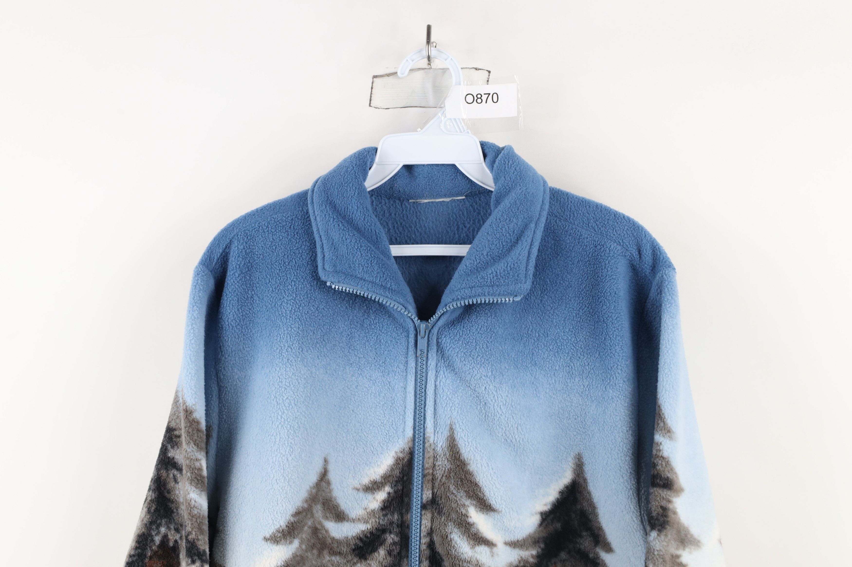 Vintage Vintage 90s Streetwear Equestrian All Print Fleece Jacket Size XL / US 12-14 / IT 48-50 - 2 Thumbnail