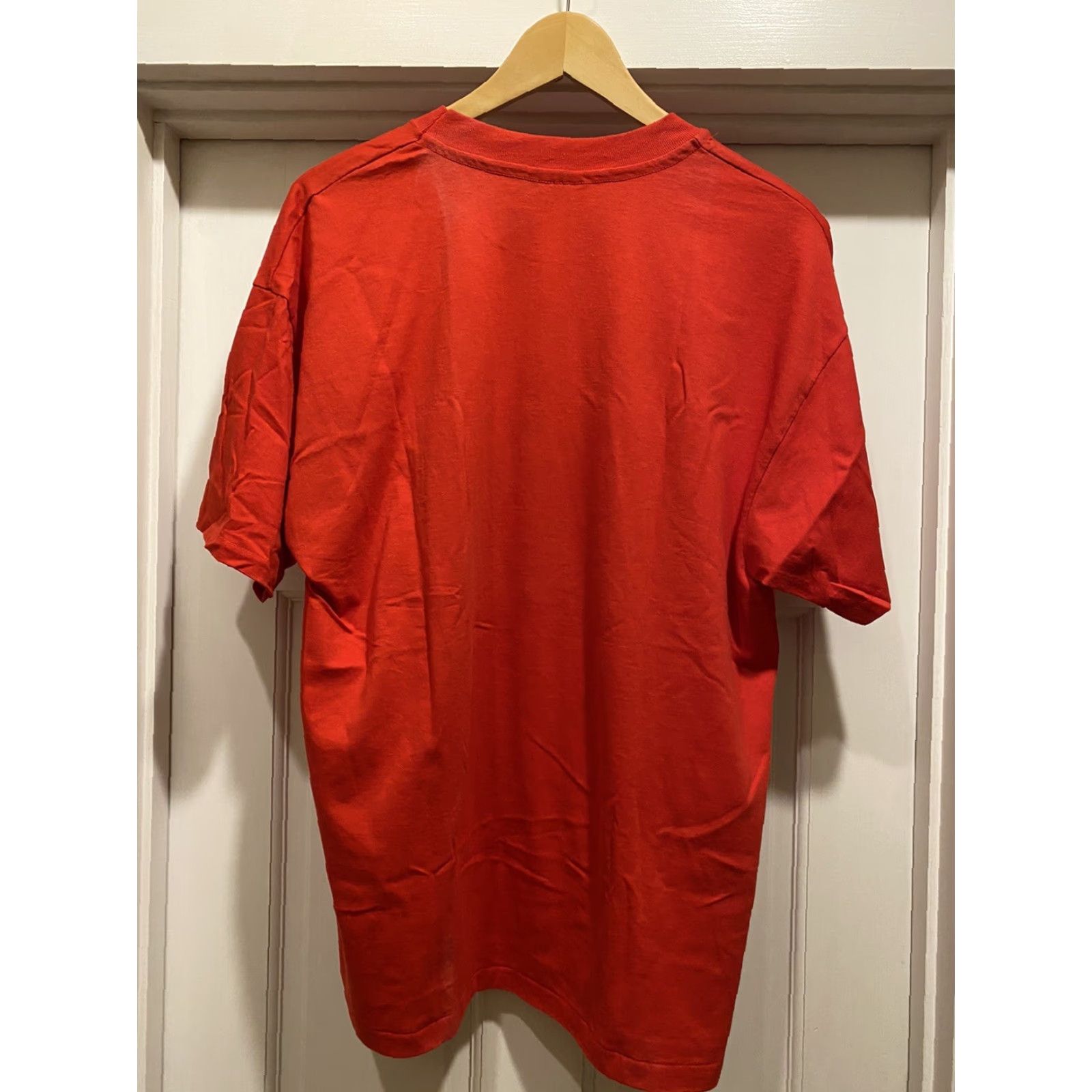 Hanes VINTAGE Hanes Omaha Nebraska T-Shirt Shirt Red XL Short Sleeve Crew Neck Single Stitch Mens Size US XL / EU 56 / 4 - 3 Thumbnail