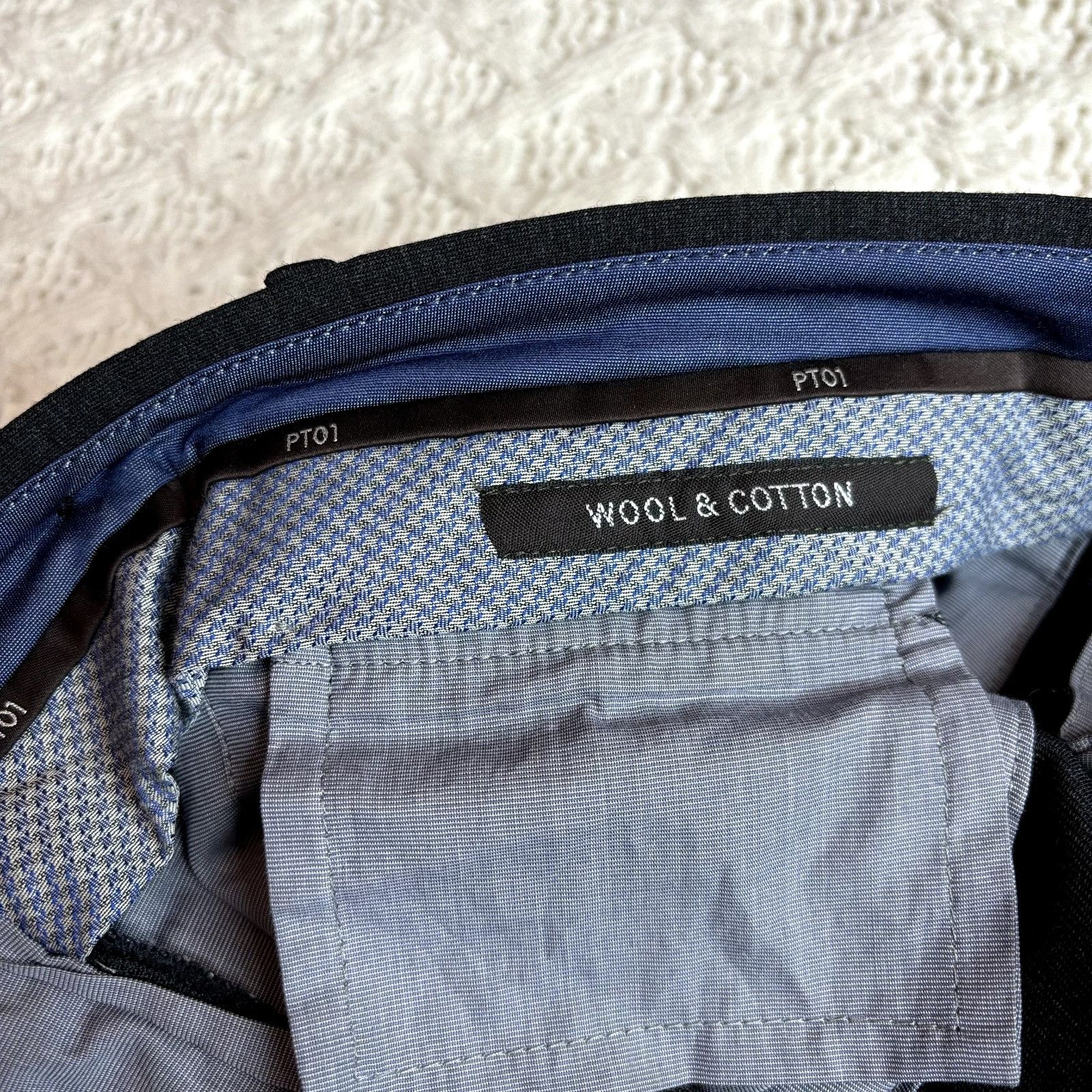 Other PT01 Pantaloni Torino Men W34 Dress Pants Gray Wool & Cotton Size 34S - 6 Thumbnail