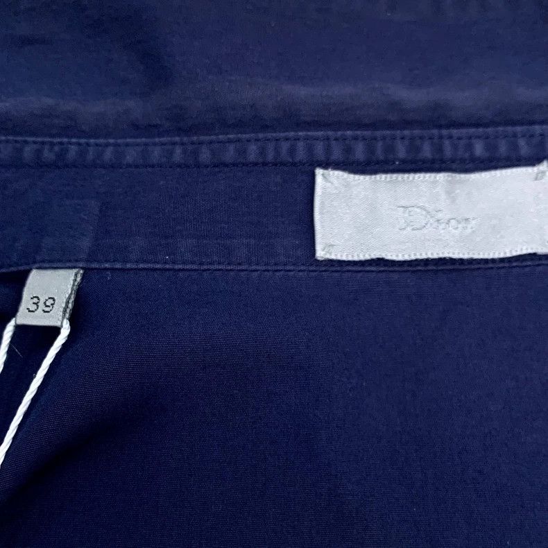 Dior Dior Size 39 Blue little bee embroidered cotton long-sleeve Size US XXS / EU 40 - 5 Thumbnail