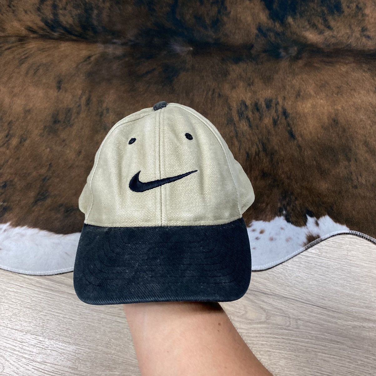 Nike NIKE 90S VINTAGE DRILL CENTER SWOOSH LOGO HAT CAP | Grailed