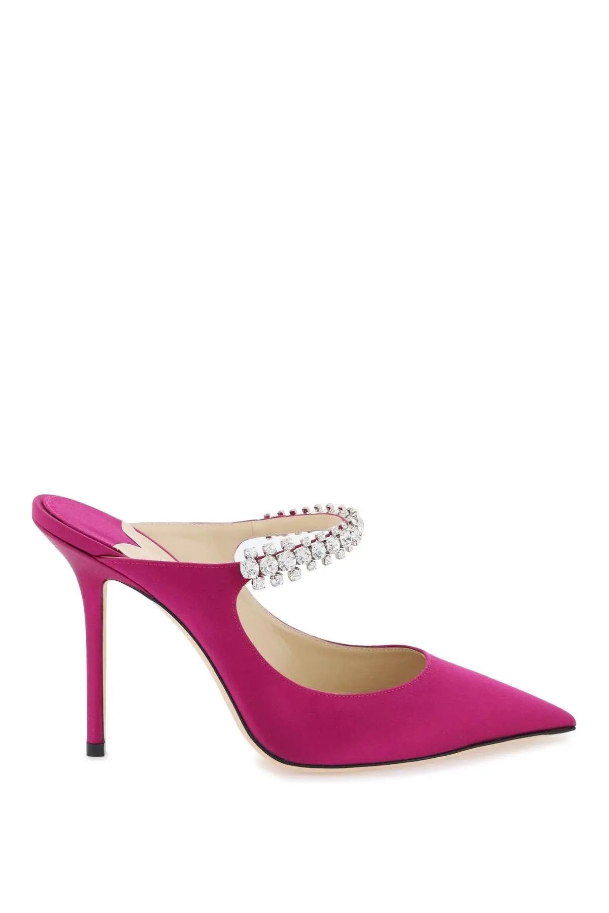 image of Jimmy Choo O1S22I1N1223 Bing 100 Mule Shoess In Purple Shoes, Women's (Size 11)