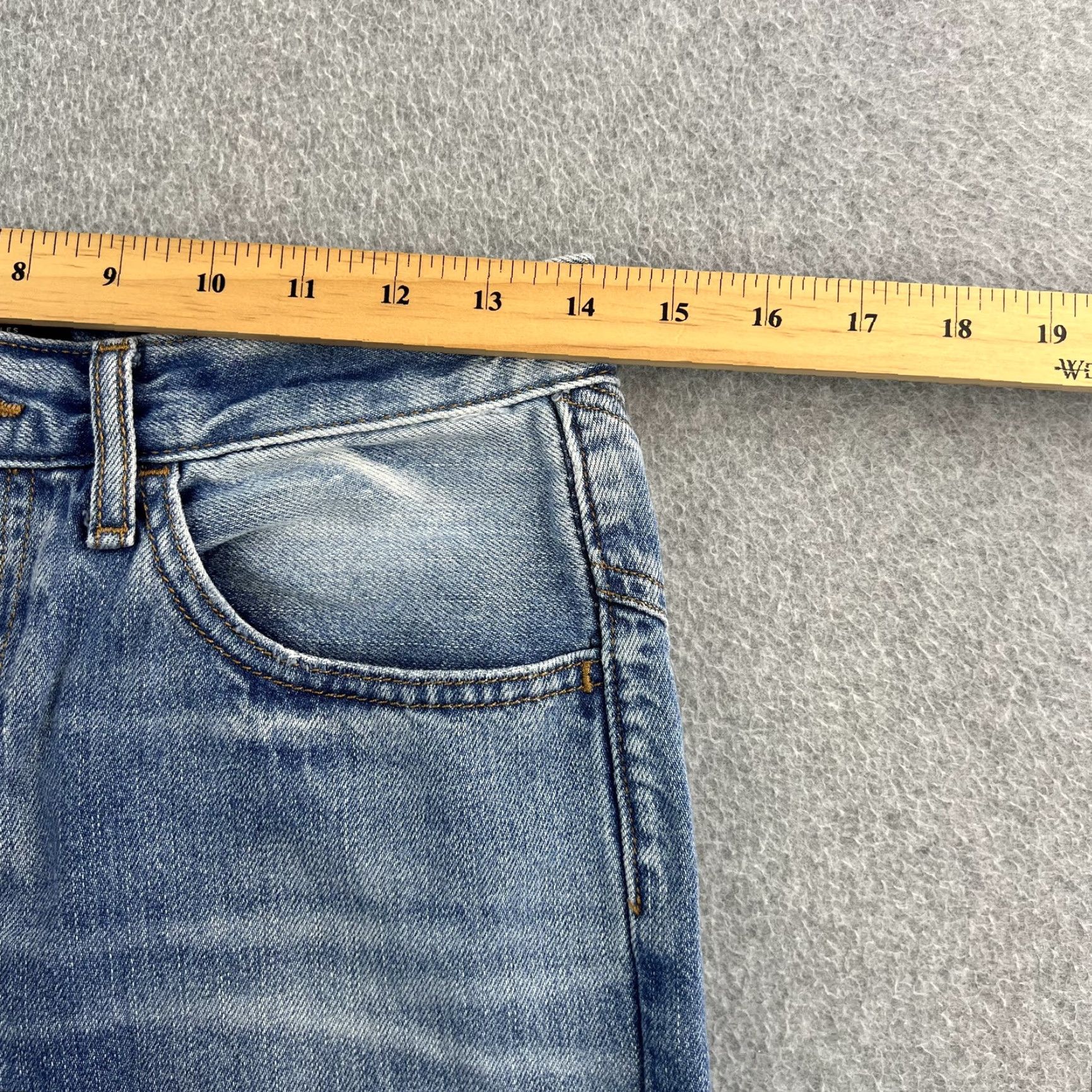 7 For All Mankind VINTAGE? (No) 7 For All Mankind Jeans Womens 28 Blue Denim Easy Straight Button Fly Size 28" / US 6 / IT 42 - 2 Thumbnail
