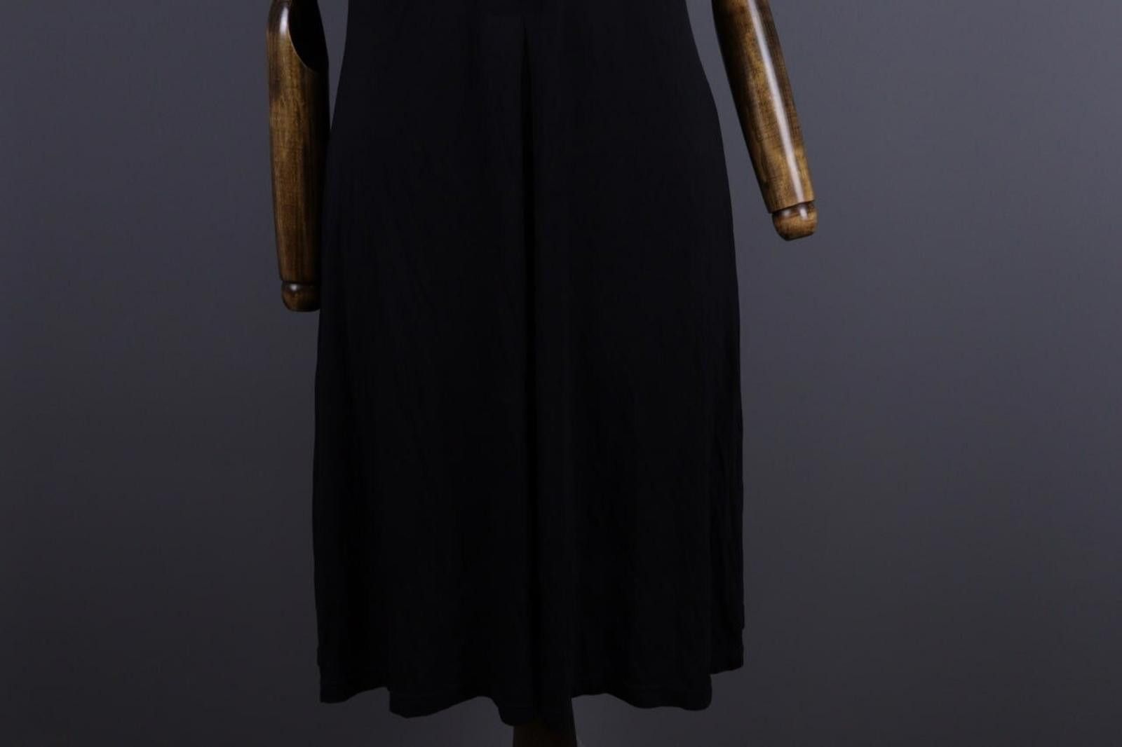 Designer Gudrun Sjoden Black Long Sleeve Scoop Tunic Dress Size M Size M / US 6-8 / IT 42-44 - 3 Thumbnail