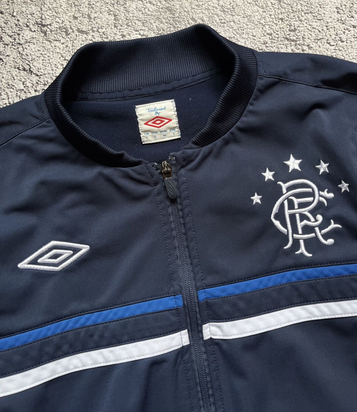 Umbro Umbro Rangers F.C. Tailored Track Jacket Size S Size US S / EU 44-46 / 1 - 4 Thumbnail