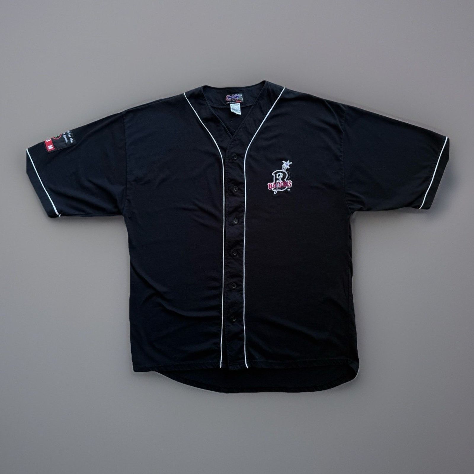 Vintage Birmingham Black Barons Jersey 2XL Black NLBM Baseball Size US XXL / EU 58 / 5 - 1 Thumbnail