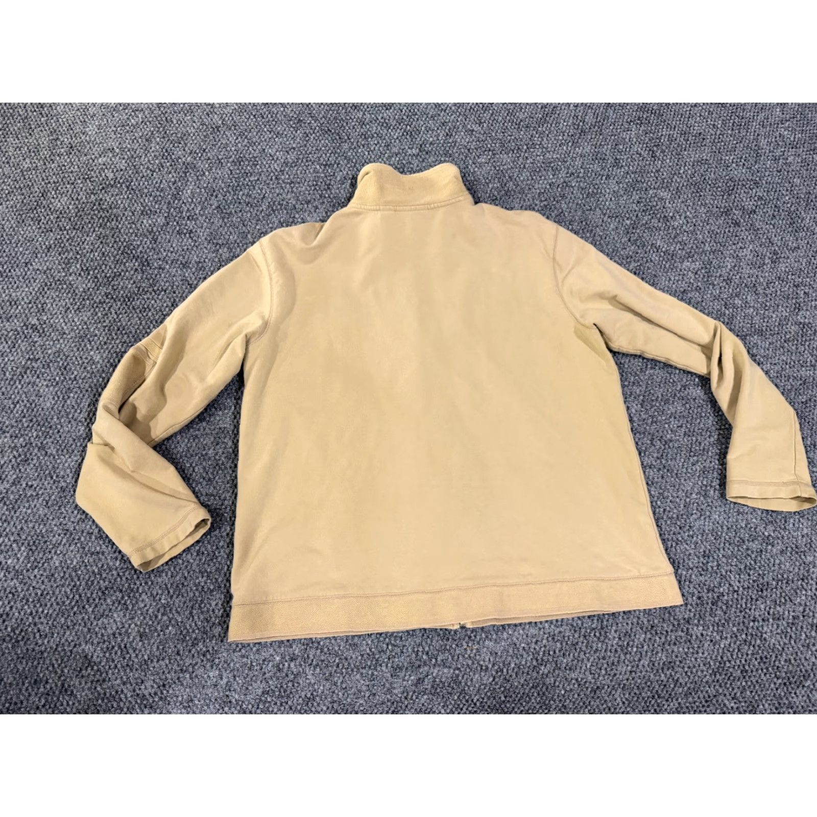 Vintage Chicos Jacket Womens 2 Tan Full Zip Long Sleeve Stretch Casual Medium Regular Size XS / US 0-2 / IT 36-38 - 3 Thumbnail
