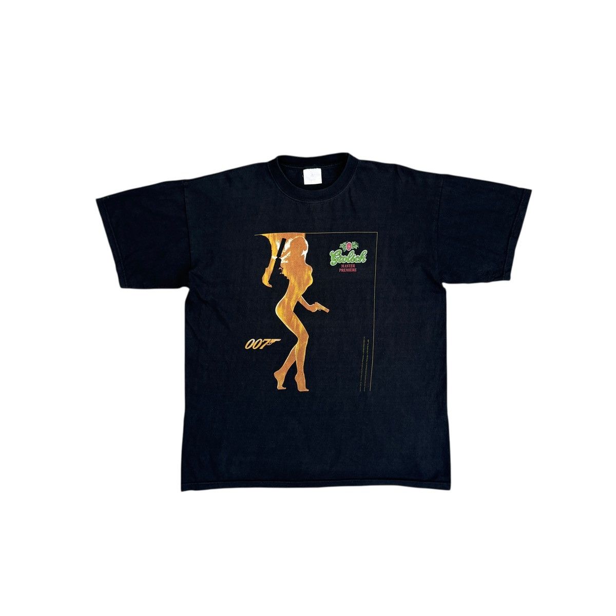 Vintage Vintage James Bond 007 Gun Symbol Logo 90s T-Shirt Men Siz L Size US L / EU 52-54 / 3 - 1 Thumbnail