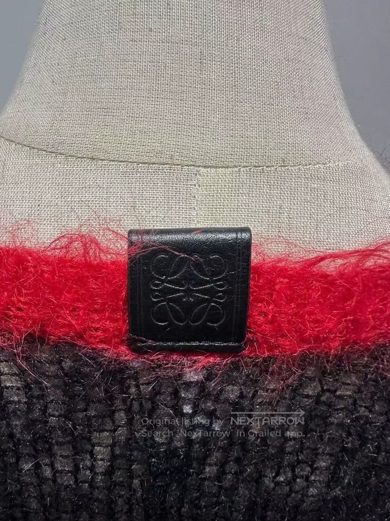 Other Loewe Leather logo mohair striped sweater Size XS / US 0-2 / IT 36-38 - 3 Thumbnail
