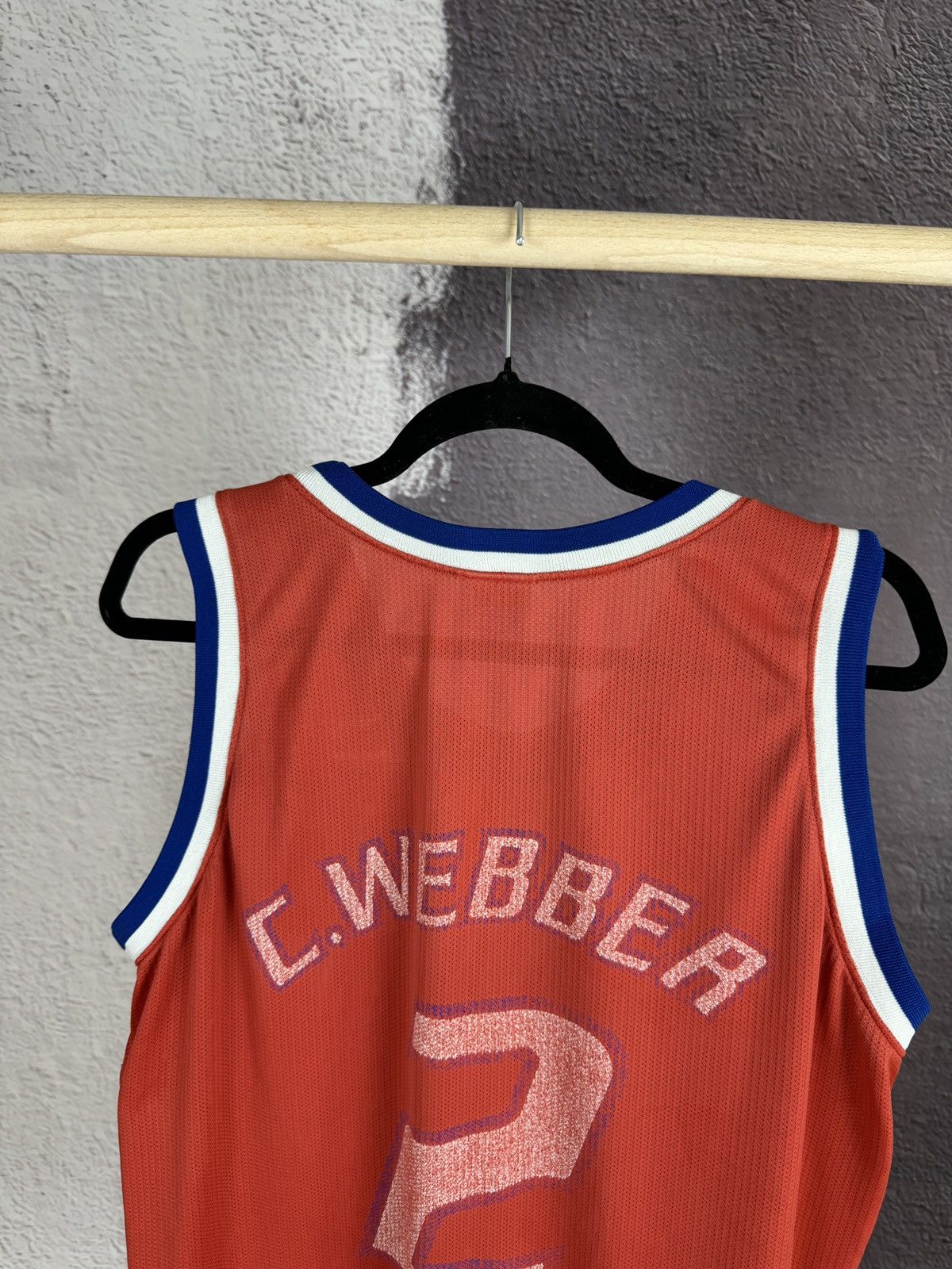 Champion Champion 90s Washington #2 Bullets Chris Webber jersey shirt Size US L / EU 52-54 / 3 - 14 Thumbnail