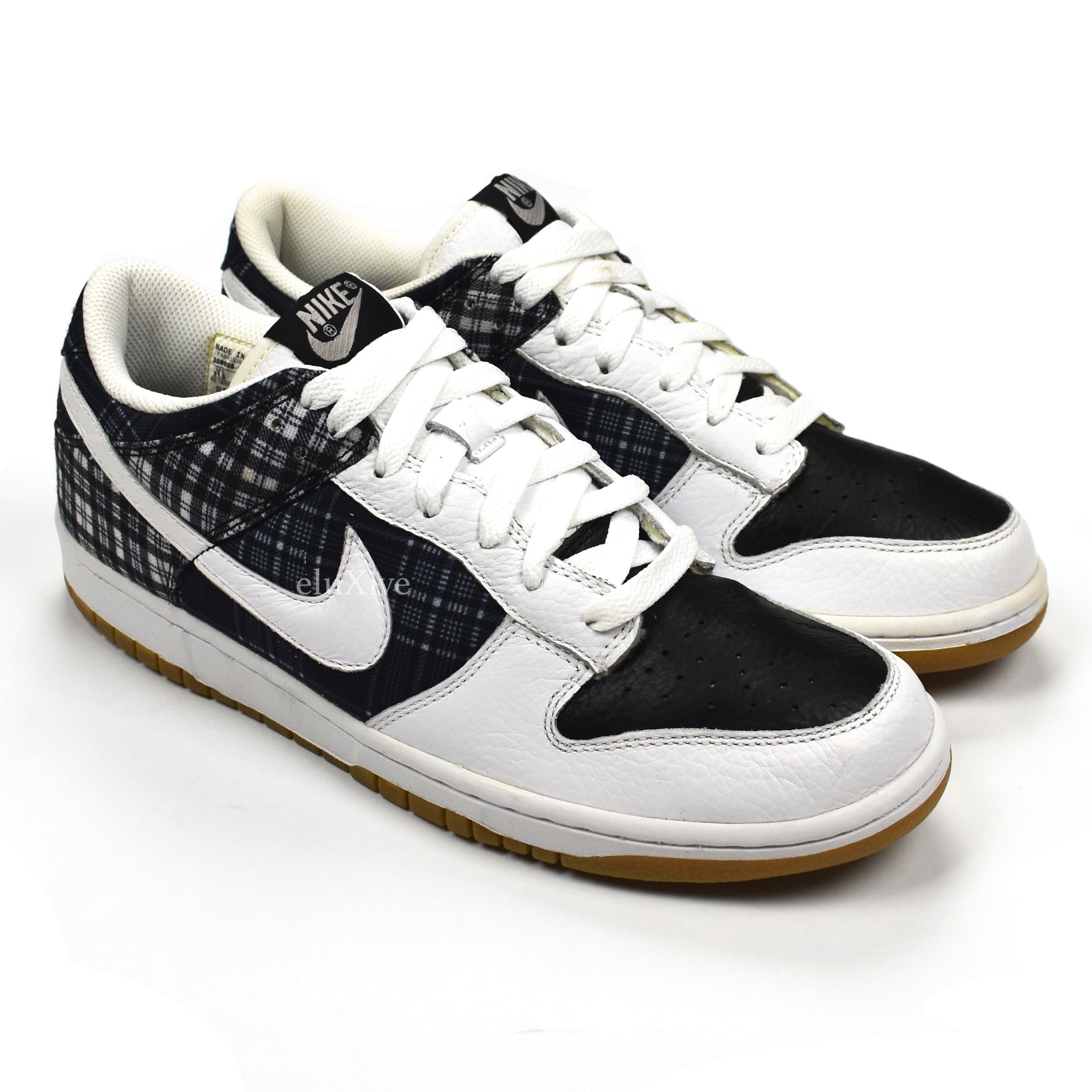Nike Nike Dunk Low Black White Plaid 2007 DS Size US 10 / EU 43 - 1 Preview