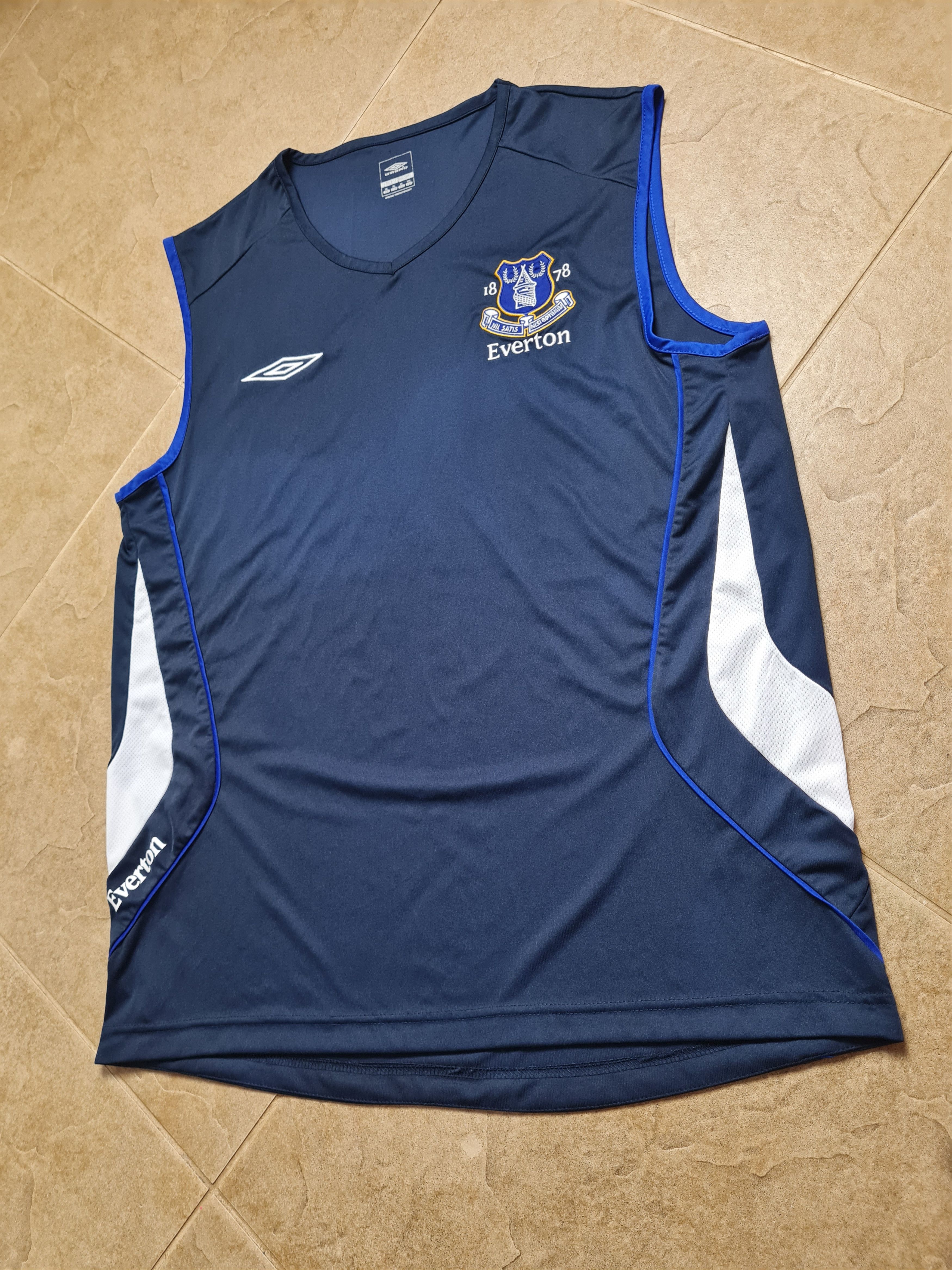 Umbro Football Umbro EVERTON SHIRT TRIKOT XL Soccer Blue Mens Size US XL / EU 56 / 4 - 3 Thumbnail