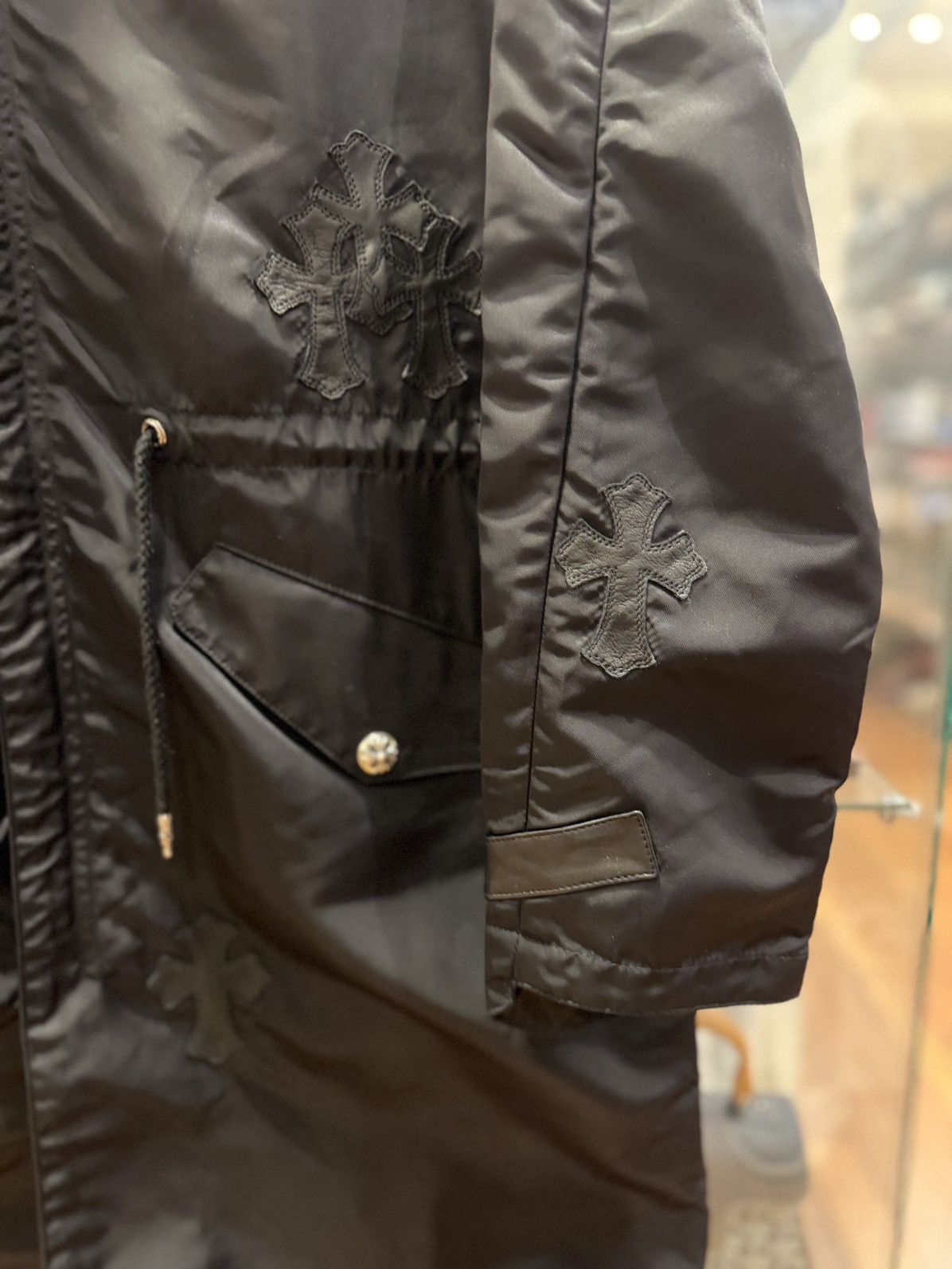 Chrome Hearts Chrome Hearts Nylon Cross Patch Parka Size US S / EU 44-46 / 1 - 3 Thumbnail