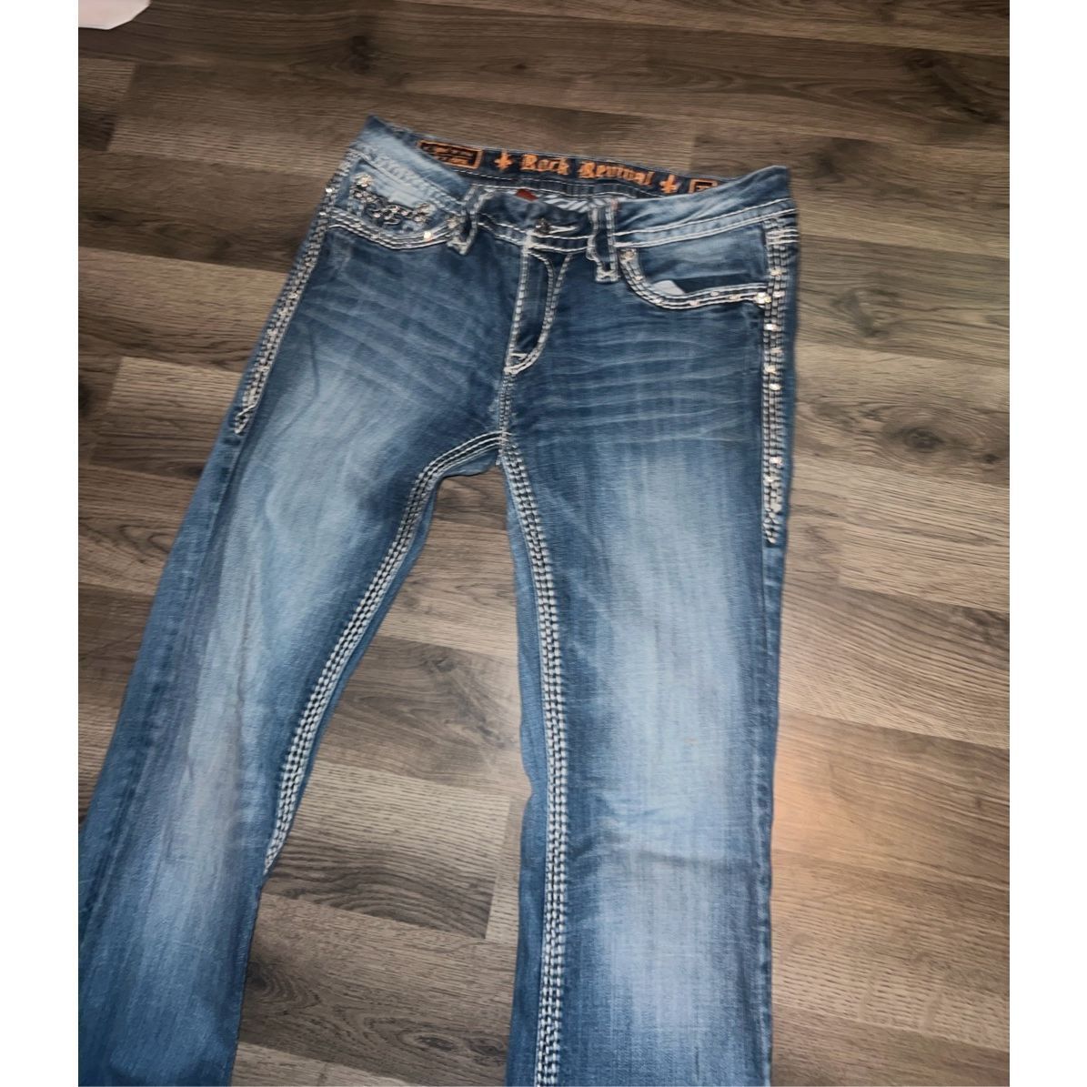 Rock Revival Rock Revival Kai Bootcut Jeans Woman’s Size 32 - See Descrip Size 32" / US 10 / IT 46 - 3 Thumbnail