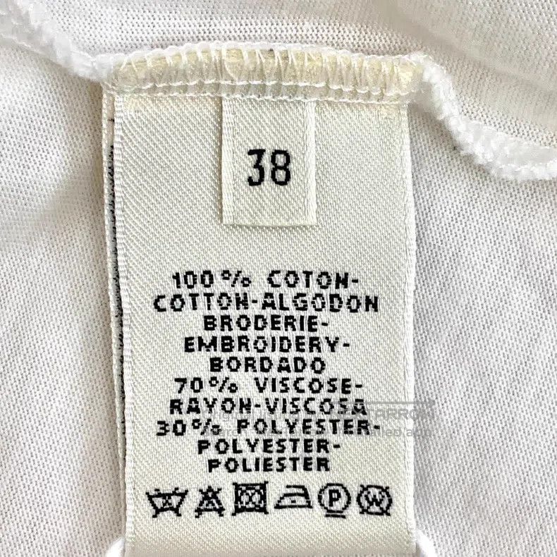 Hermes Hermes White Pocket Jacquard Cotton Crew Neck Short Sleeve Size XS / US 0-2 / IT 36-38 - 6 Thumbnail