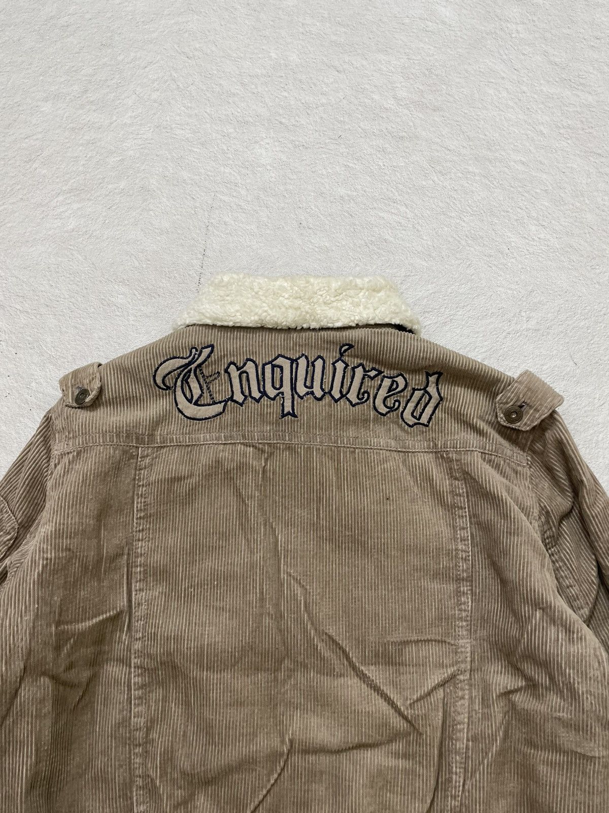 Le Grande Bleu (L.G.B.) 00s Ask Enquired Corduroy Sherpa Collar Jacket Hysteric Y2K Size US XXL / EU 58 / 5 - 9 Thumbnail