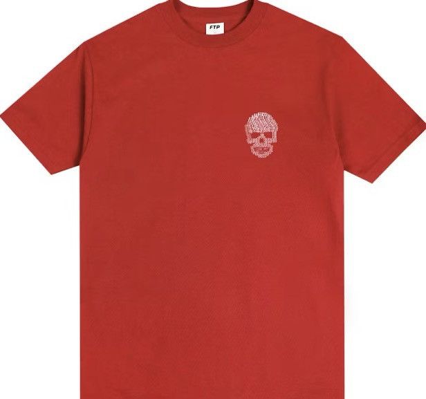 Fuck The Population FTP RED AND WHITE SKULL TEE LARGE Size US L / EU 52-54 / 3 - 1 Thumbnail
