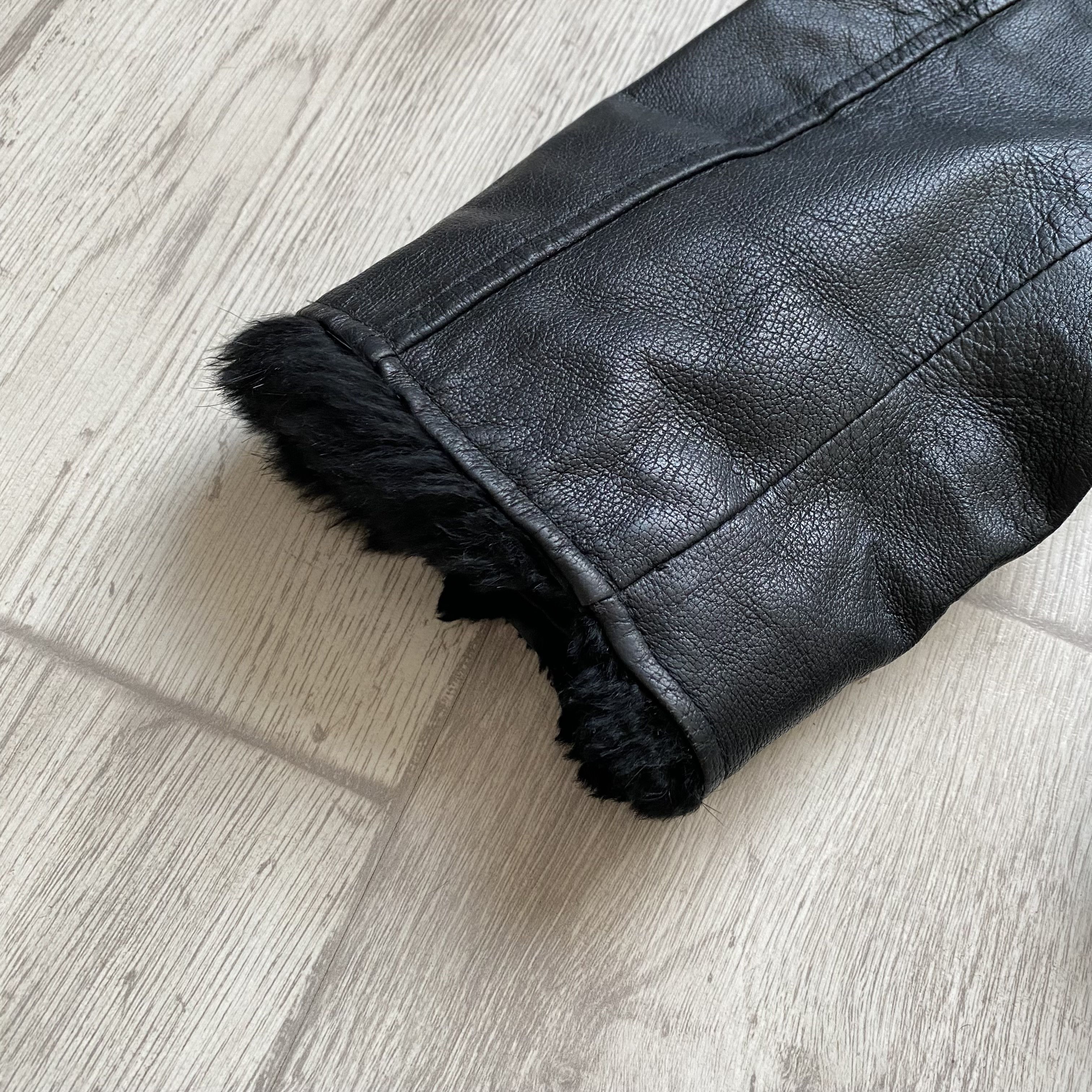 Genuine Leather Y2K Vintage 90s Real Leather Rabbit fur Jacket coat Kapital Size L / US 10 / IT 46 - 9 Thumbnail