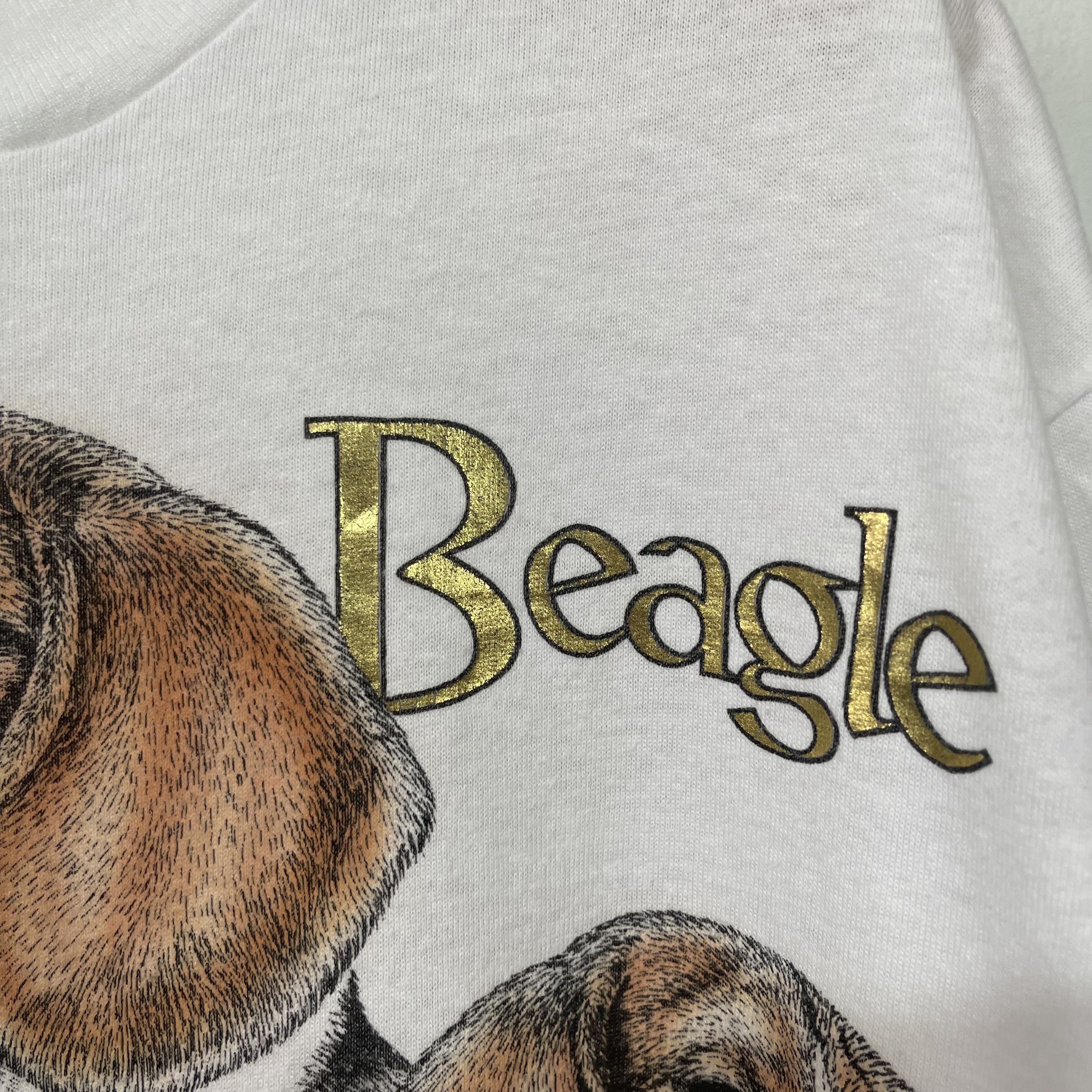 Vintage Vintage 90s Beagle Dog T-Shirt Size US M / EU 48-50 / 2 - 3 Thumbnail