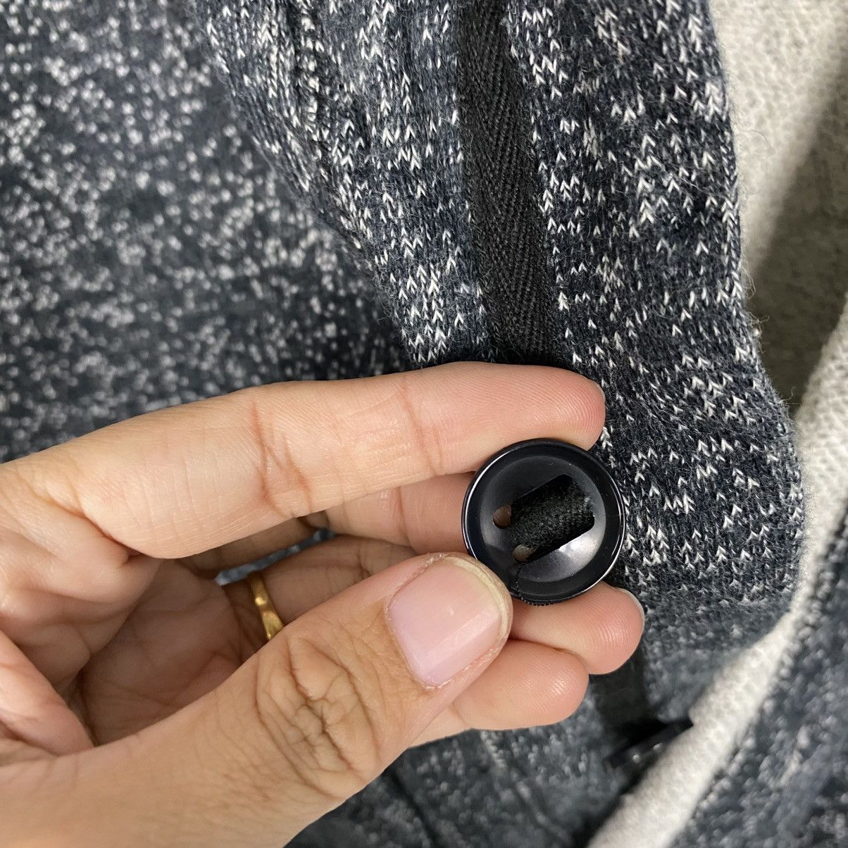 Japanese Brand 📌Button Jacket Shawl Collar Monsiuer Nicole Issey Miyake Size US M / EU 48-50 / 2 - 17 Thumbnail