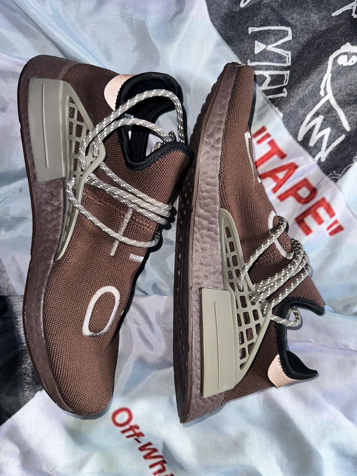 Adidas Adidas NMD Hu Pharrell Chocolate Size US 12.5 / EU 45-46 - 2 Thumbnail