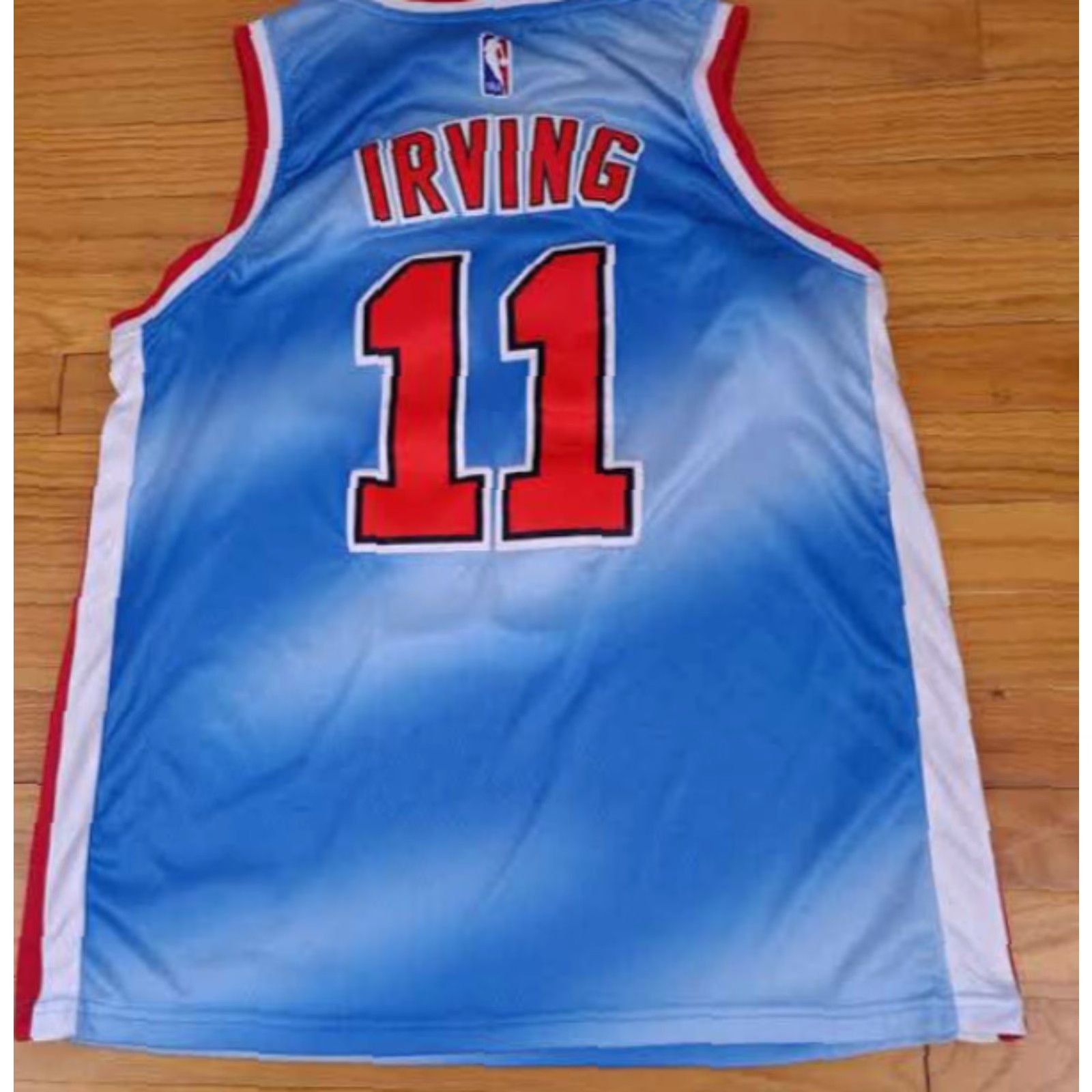 Nike Nike New York Knicks Basketball Swingman Stitched Jersey Tyrie Irving #11 L Blue EUC Sweatshirt Mens Size US L / EU 52-54 / 3 - 5 Thumbnail