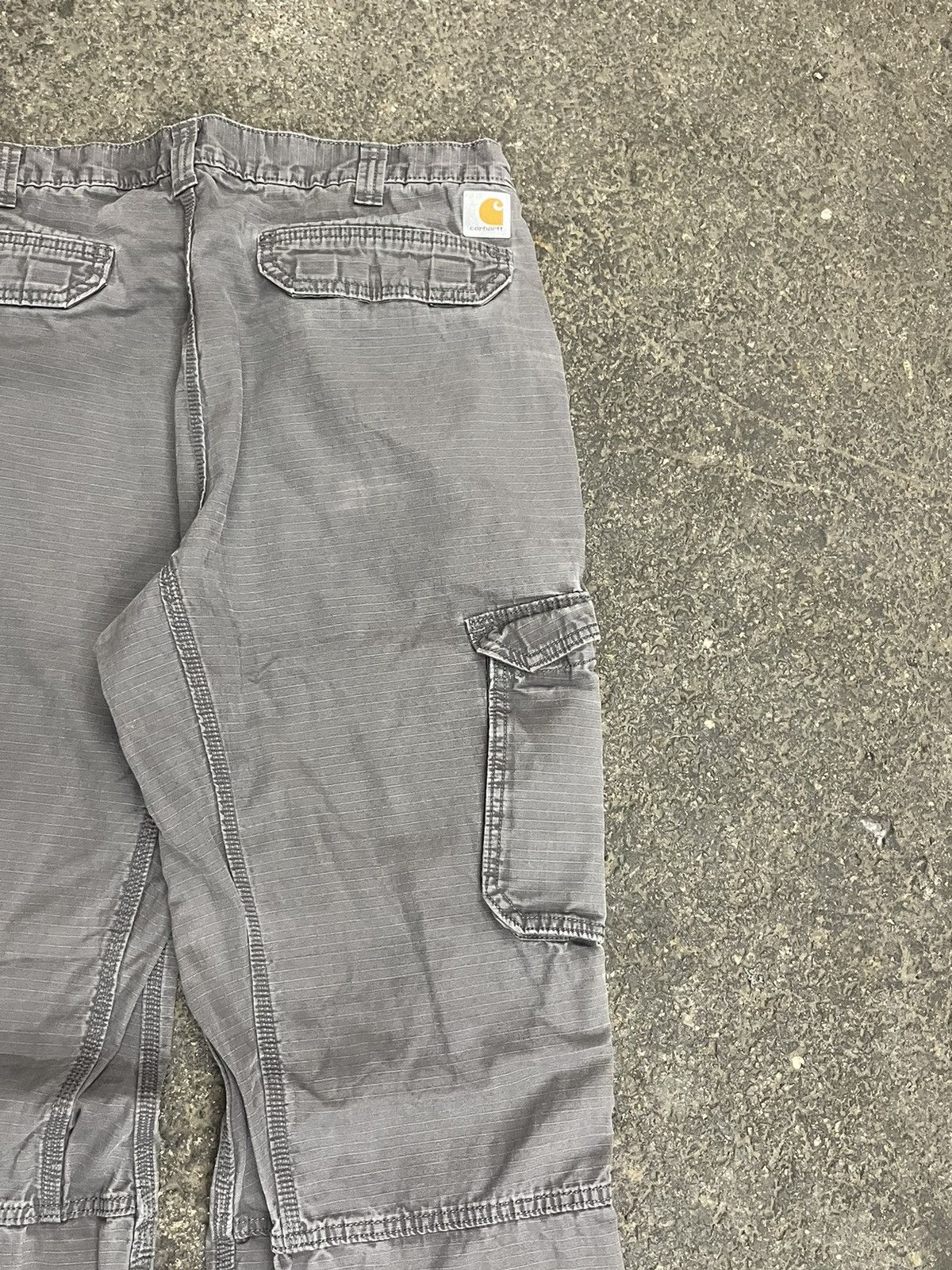 Carhartt × Vintage Carhartt cargo pants y2k streetwear hype baggy faded Size US 36 / EU 52 - 5 Thumbnail