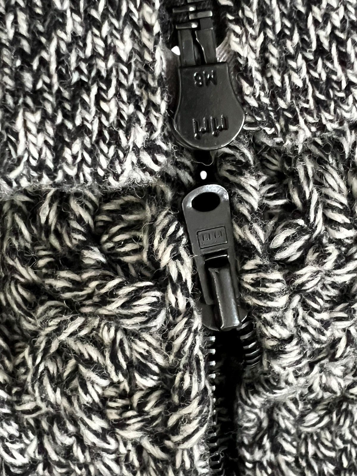 Ato Matsumoto Ato Matsumoto Knitting Construction Zipper Sweater Size US S / EU 44-46 / 1 - 16 Thumbnail