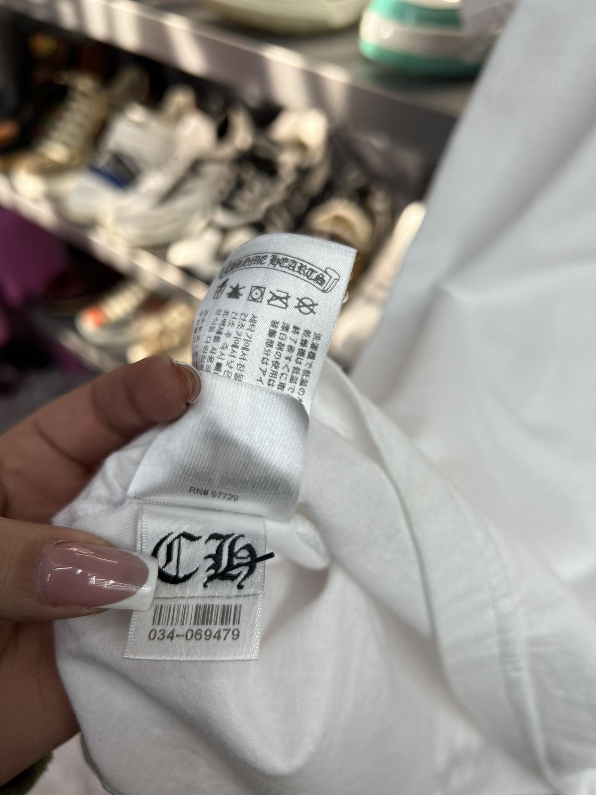 Chrome Hearts Chrome Hearts Las Vegas White Tee Size US L / EU 52-54 / 3 - 8 Thumbnail