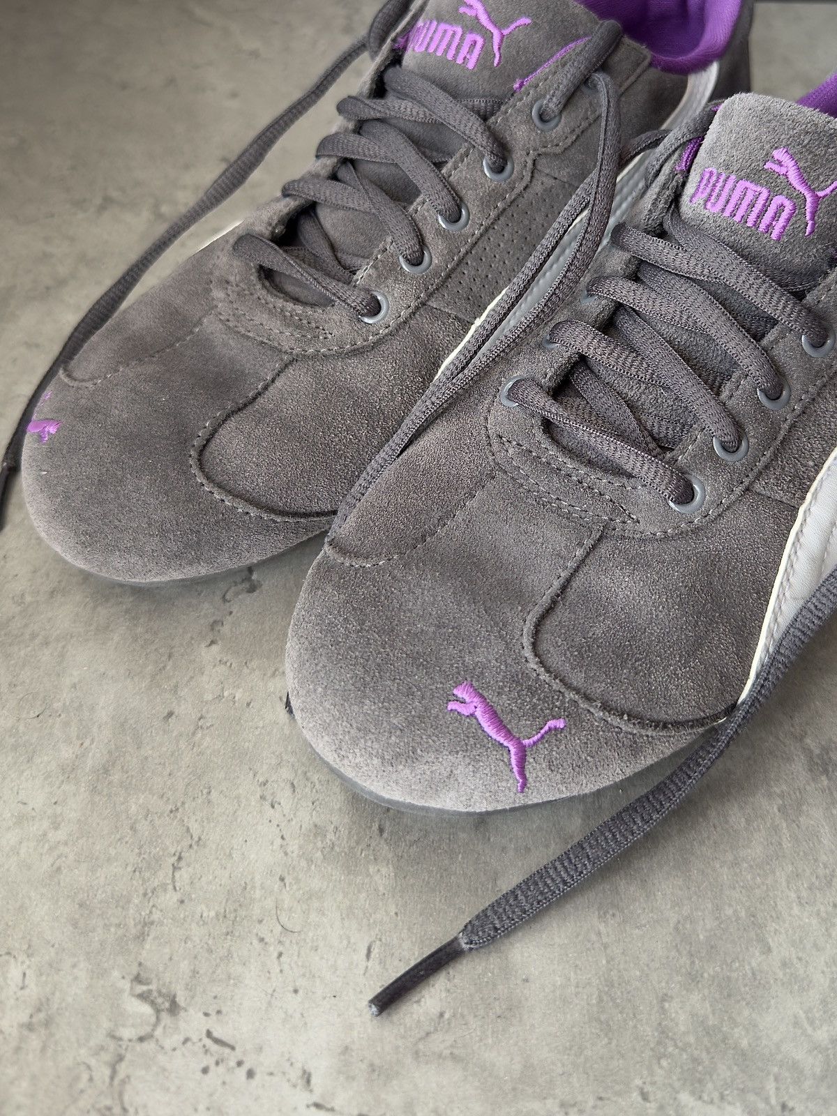 Puma Vintage Y2K Puma Speedcat Style Shoes Low Top Sneakers Size US 8.5 / IT 38.5 - 2 Thumbnail