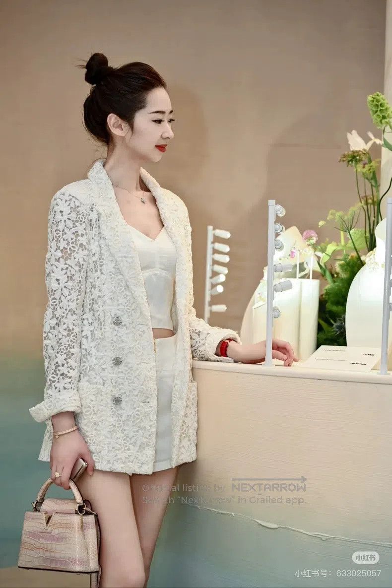 Chanel Chanel Embroidered lace jacket Size XXS / US 00 / IT 34 - 3 Thumbnail