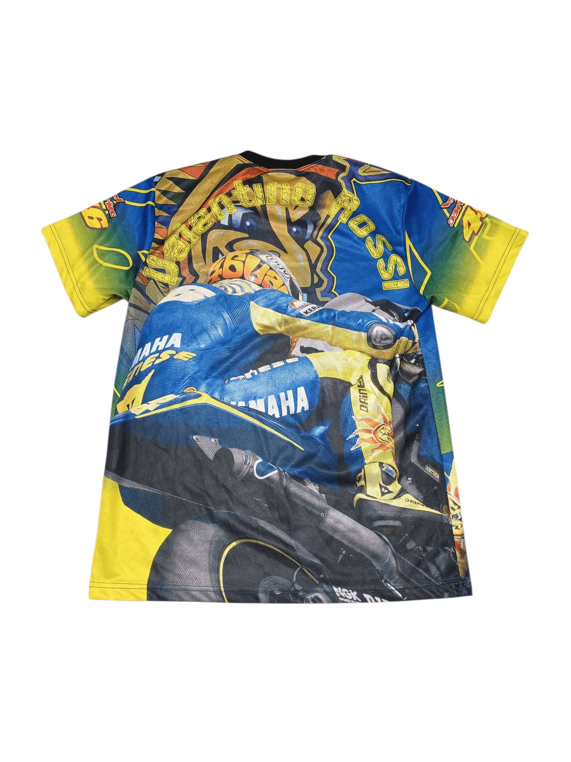 Other VALENTINO ROSSI RACING VINTAGE 90S MADE IN SPAIN TEE JERSEY Size US M / EU 48-50 / 2 - 2 Thumbnail