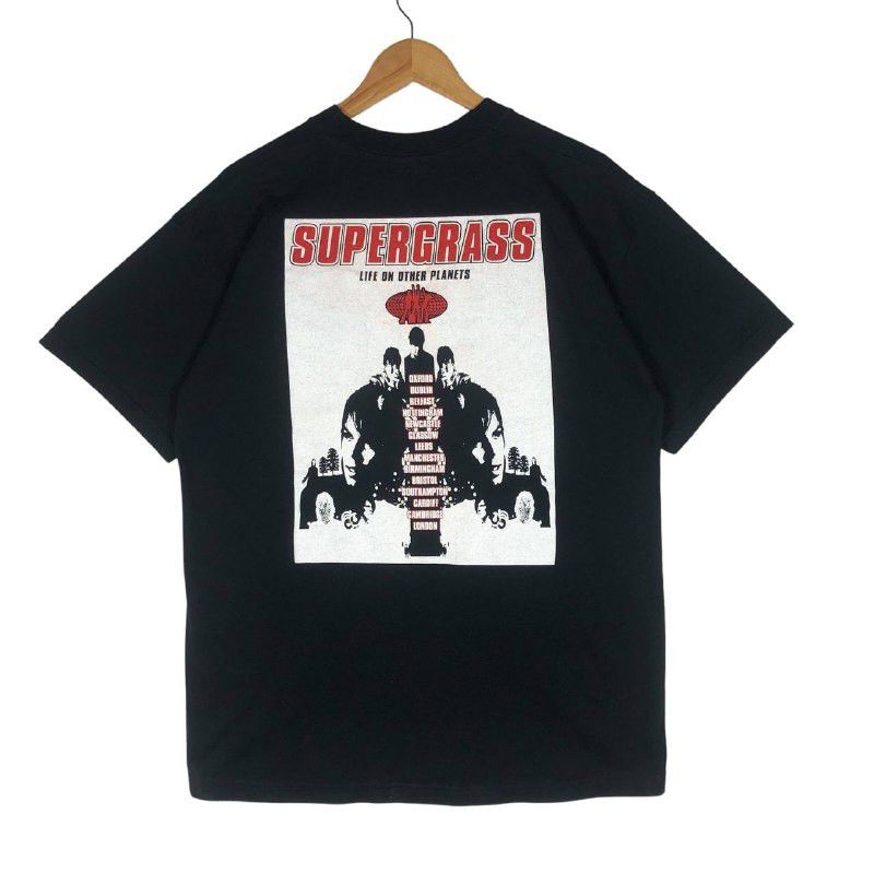 Band Tees × Vintage Vintage Supergrass "Life On Other Planets" men t-shirt Size US L / EU 52-54 / 3 - 5 Thumbnail