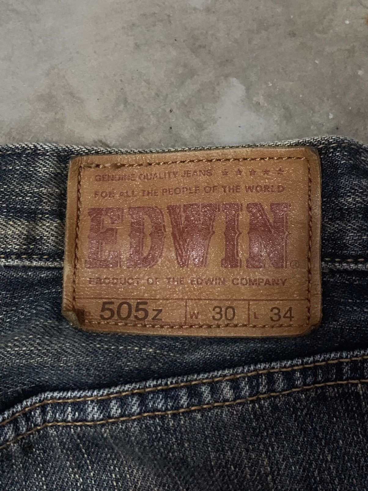 Edwin × If Six Was Nine × Japanese Brand Edwin Distressed Selvedge Denim Flare Jeans Size US 30 / EU 46 - 12 Thumbnail