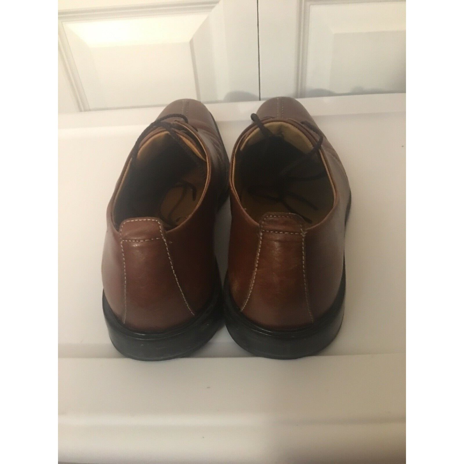 Cole Haan COLE HAAN Beckett Center Seam Cognac Lace Up Mens Dress Shoe Size US 10 / EU 43 - 10 Thumbnail