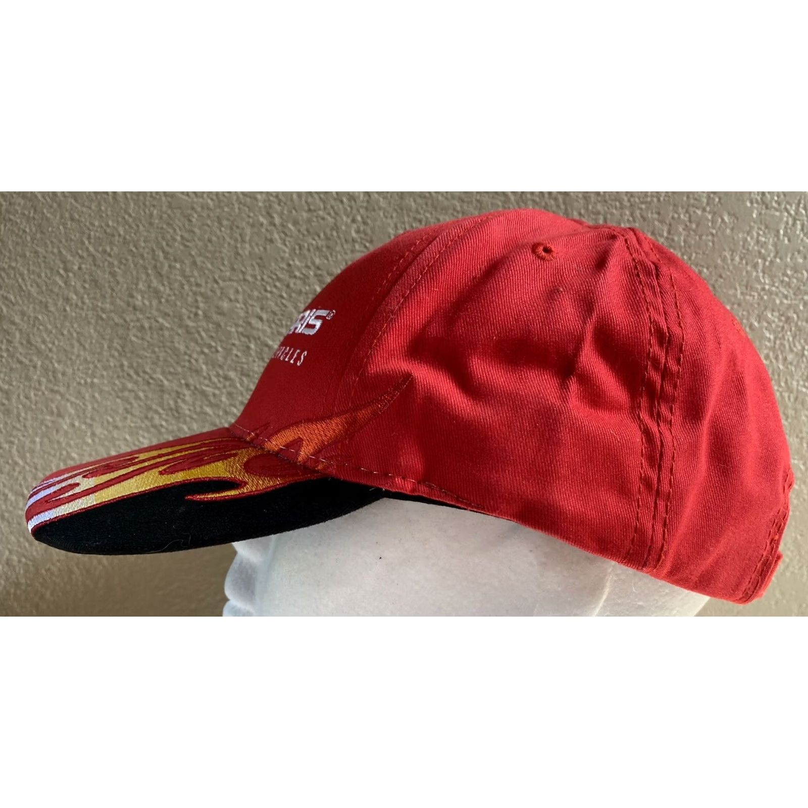 Vintage Polaris All Terrain Vehicles Hat Adjustable Red OSFA | Polaris Hat | Men | Baseball Cap | One Size Size ONE SIZE - 5 Thumbnail
