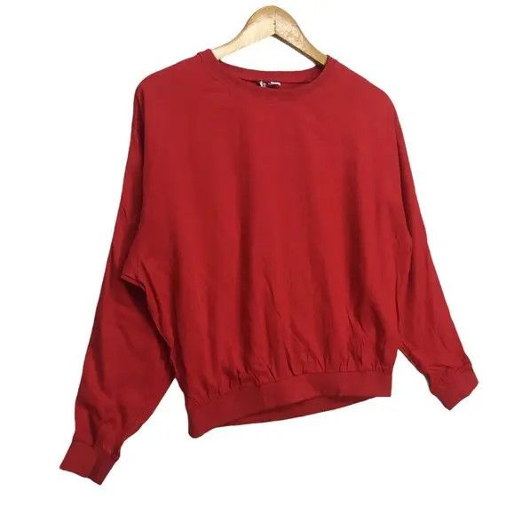 Christophe Lemaire × Uniqlo UNIQLO x CHRISTOPHE LEMAIRE Minimalist Red Sweatshirt Size S / US 4 / IT 40 - 3 Thumbnail