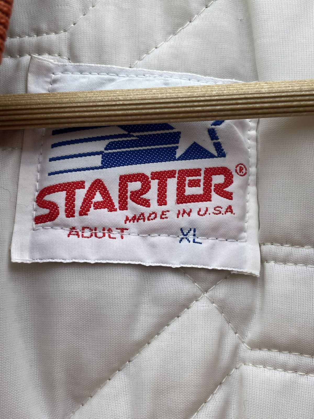 Vintage Vintage 80s Texas University Starter Jacket Size Large Size US L / EU 52-54 / 3 - 3 Thumbnail