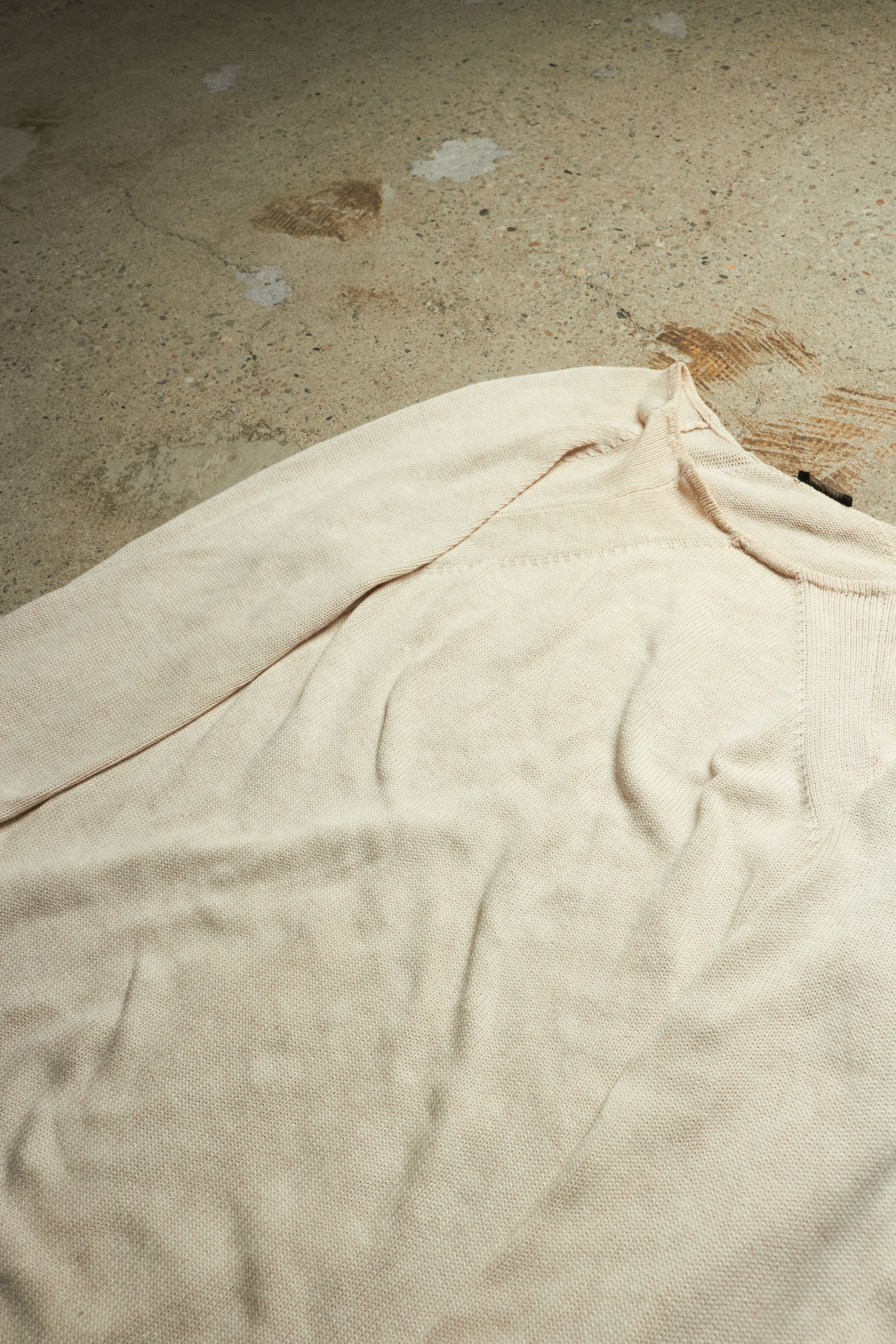Miu Miu CREAM WHITE WIDE NECKLINE PULLOVER Size US XS / EU 42 / 0 - 2 Thumbnail