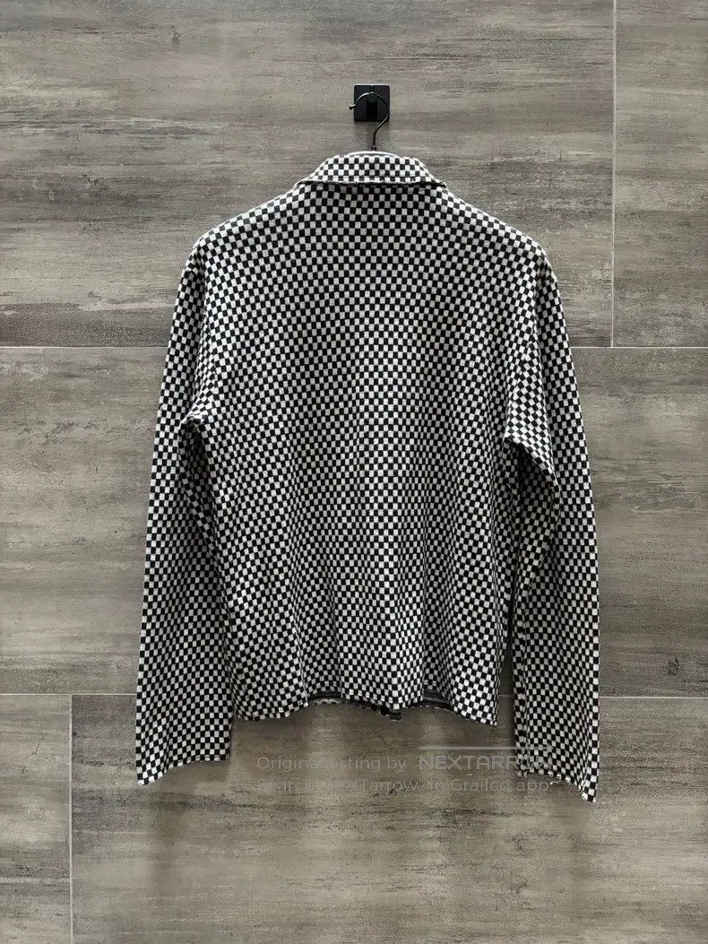 Comme des Garcons Comme Des Garcons Black and White Checkered Zip Knit Sweat Size US XS / EU 42 / 0 - 2 Thumbnail