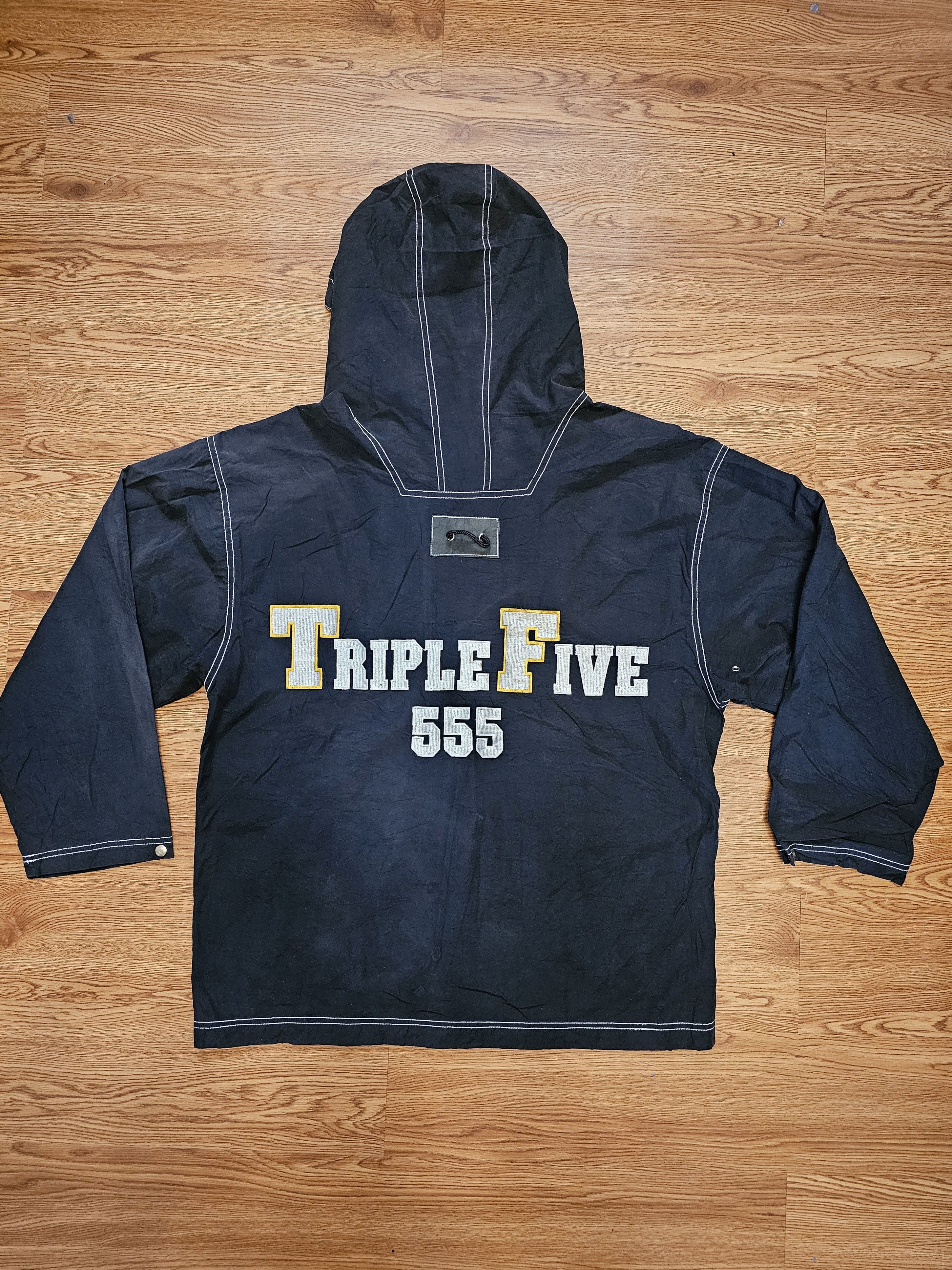 Japanese Brand Vintage Triple 5 Soul NYC Contrast Stitch Hoodie Jacket Size US M / EU 48-50 / 2 - 2 Thumbnail