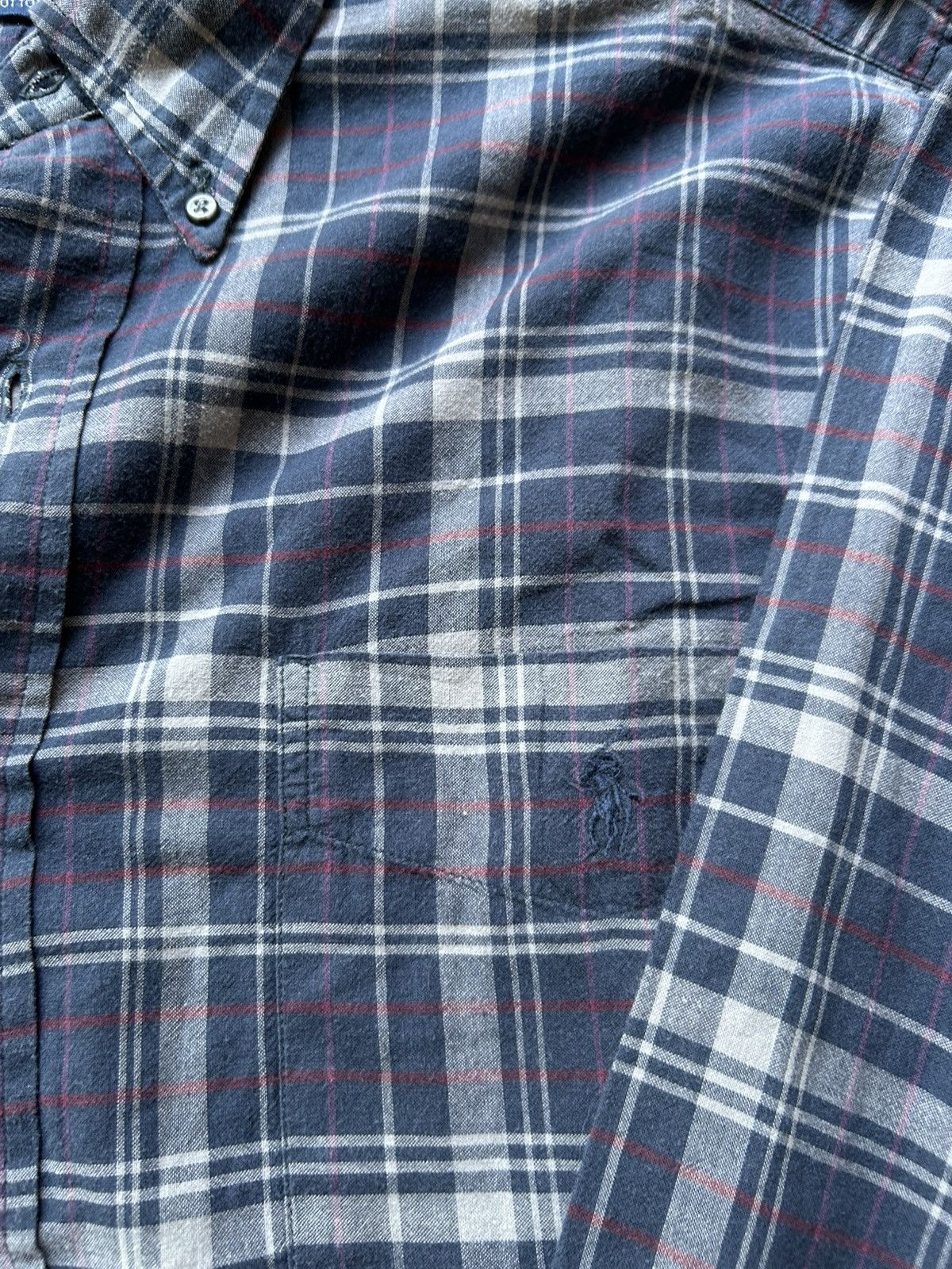 Polo Ralph Lauren Vintage Ralph Lauren Flannel Camicia Shirt 100% Cotton- 90s Size US L / EU 52-54 / 3 - 2 Thumbnail