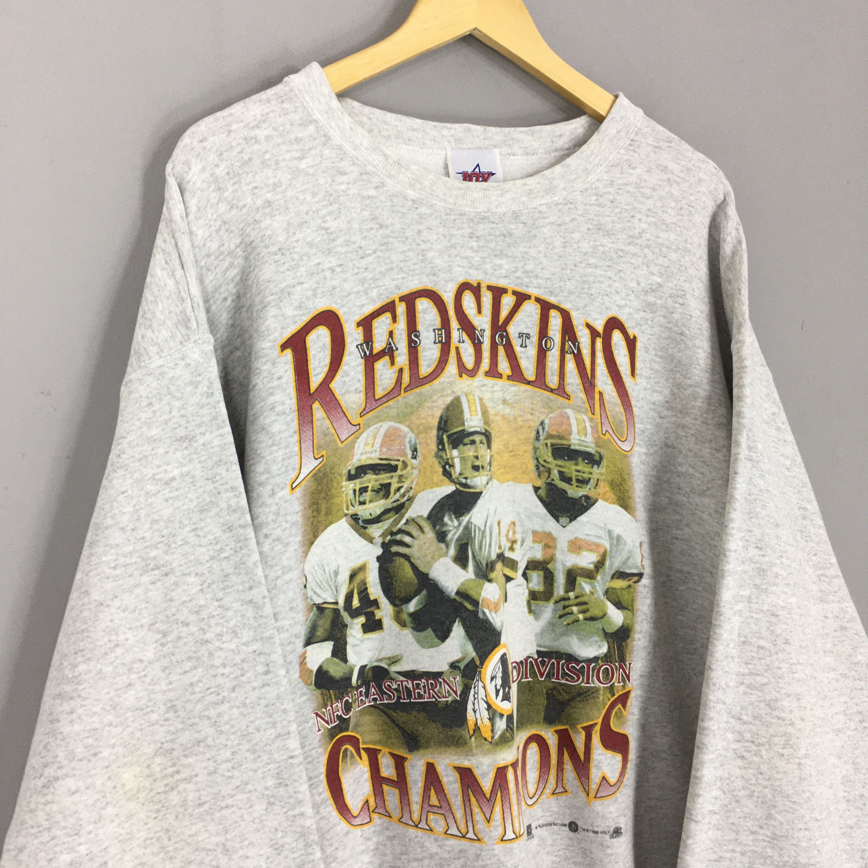 NFL × Vintage Vintage 90s Washington Redskins NFL Sweatshirt XLarge Size US XL / EU 56 / 4 - 3 Thumbnail