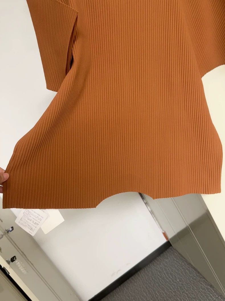 Issey Miyake issey miyake size:one size Brown short-sleeved shirt 2505- Size XXS / US 00 / IT 34 - 2 Thumbnail