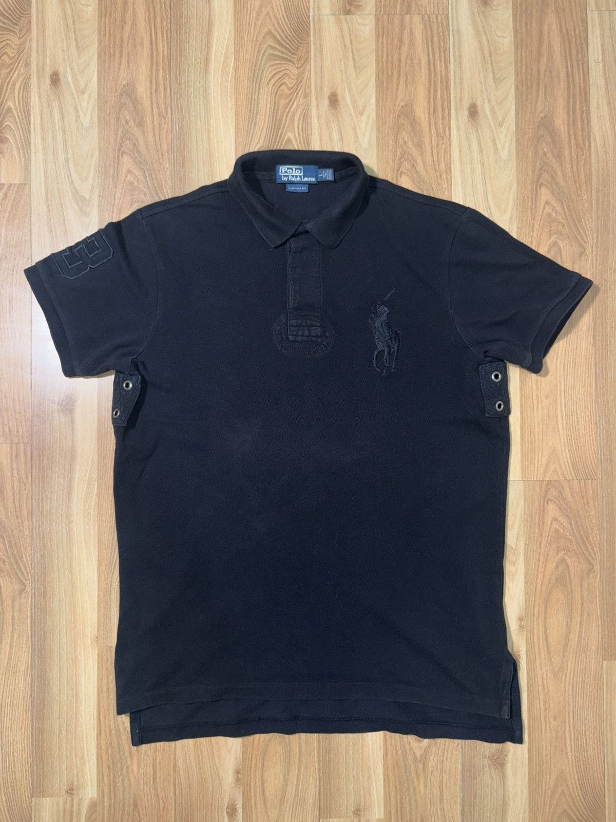 Polo Ralph Lauren Polo Ralph Lauren Big Pony Triple Black Technical Polo L Size US L / EU 52-54 / 3 - 1 Thumbnail