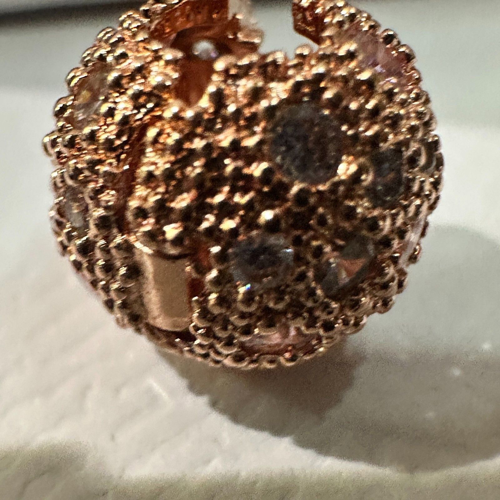 pandora Authentic PANDORA Sparkling Cosmic Stars CZ Bracelet Clip, R Size ONE SIZE - 6 Thumbnail