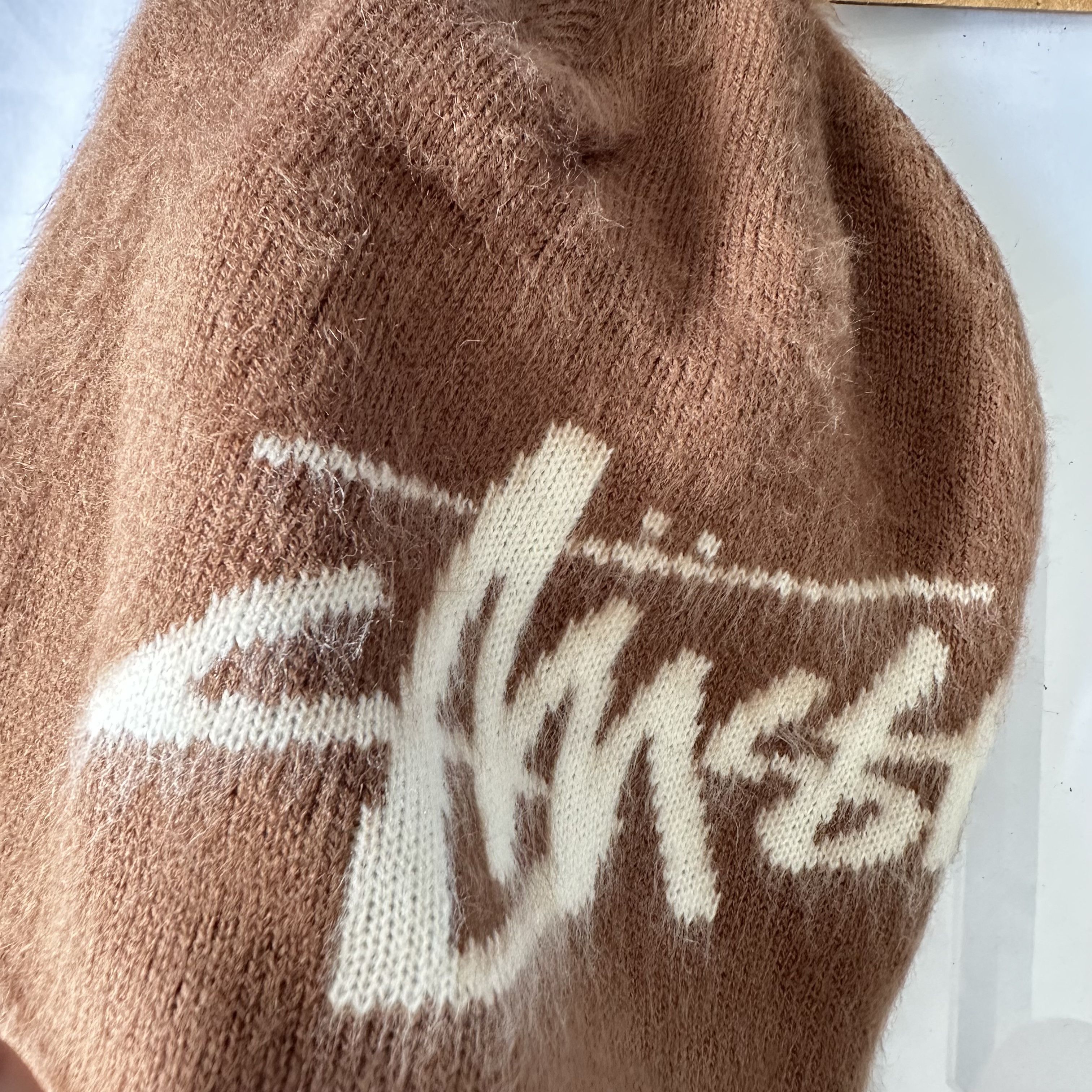 Stussy Stussy Brushed Out Stock Skullcap - Brown Beanie Hat Size ONE SIZE - 2 Thumbnail