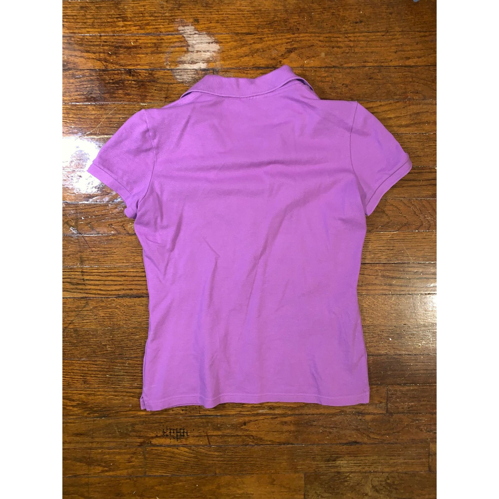 Lacoste Lacoste Purple Polo Shirt Womens Size 40 Crocodile Preppy Size XS / US 0-2 / IT 36-38 - 5 Thumbnail