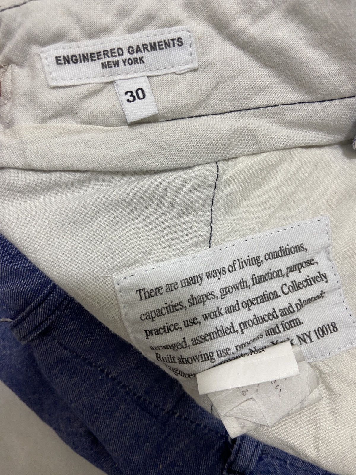 Needles Engineered garments 3 quater pants Size US 30 / EU 46 - 7 Thumbnail